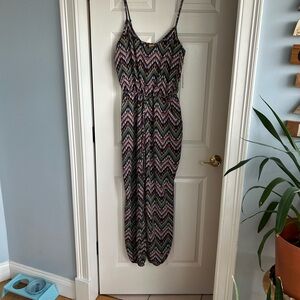 Liberty Love Multicolor Chevron Jumpsuit